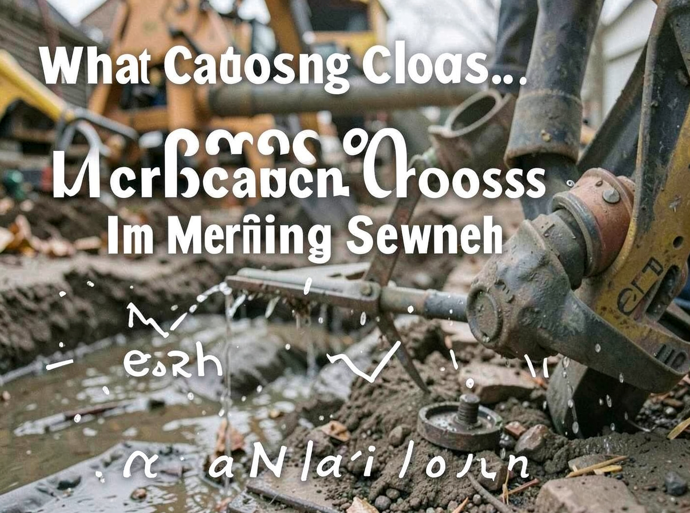 What Causes Recurring Clogs In Meridian Sewer Lines
